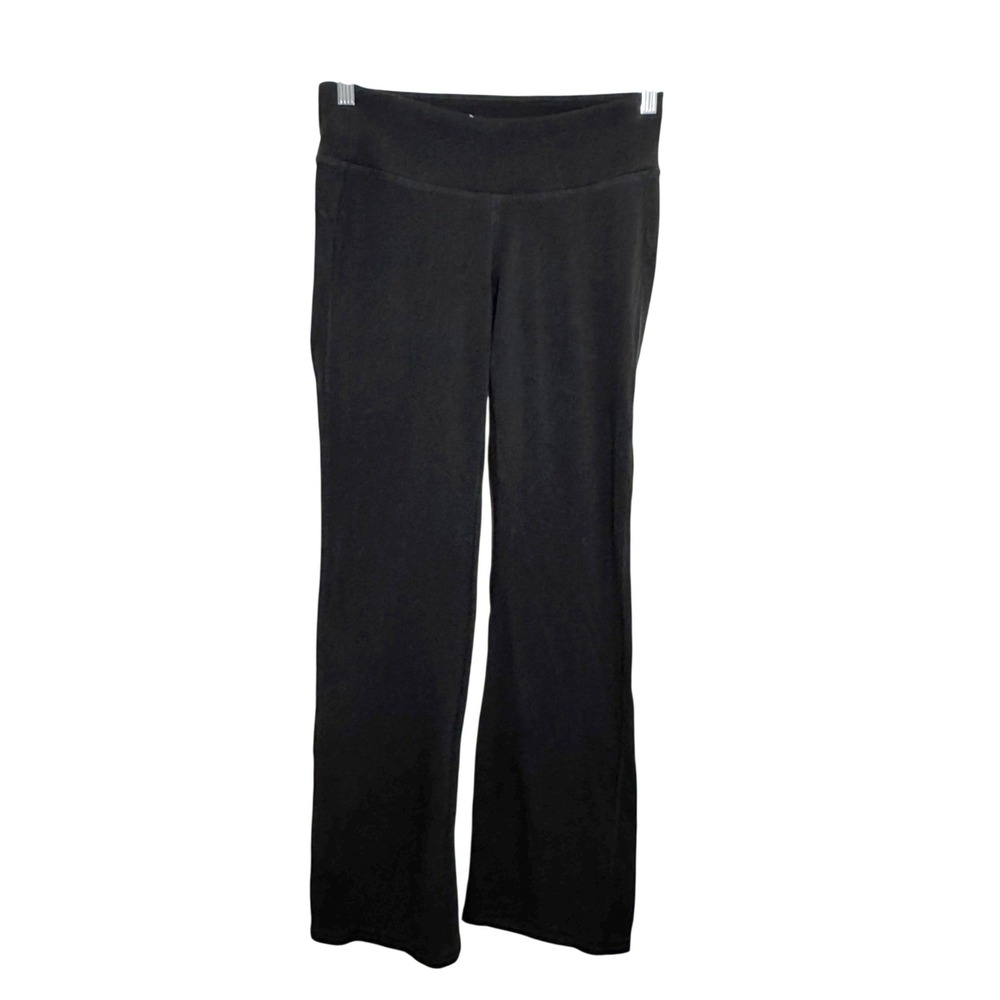 Old Navy Active Pants Black Go-Dry Bootcut Yoga Women Medium Workout Leggings